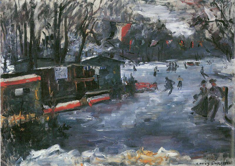 Lovis Corinth Eisbahn im Berliner Tiergarten